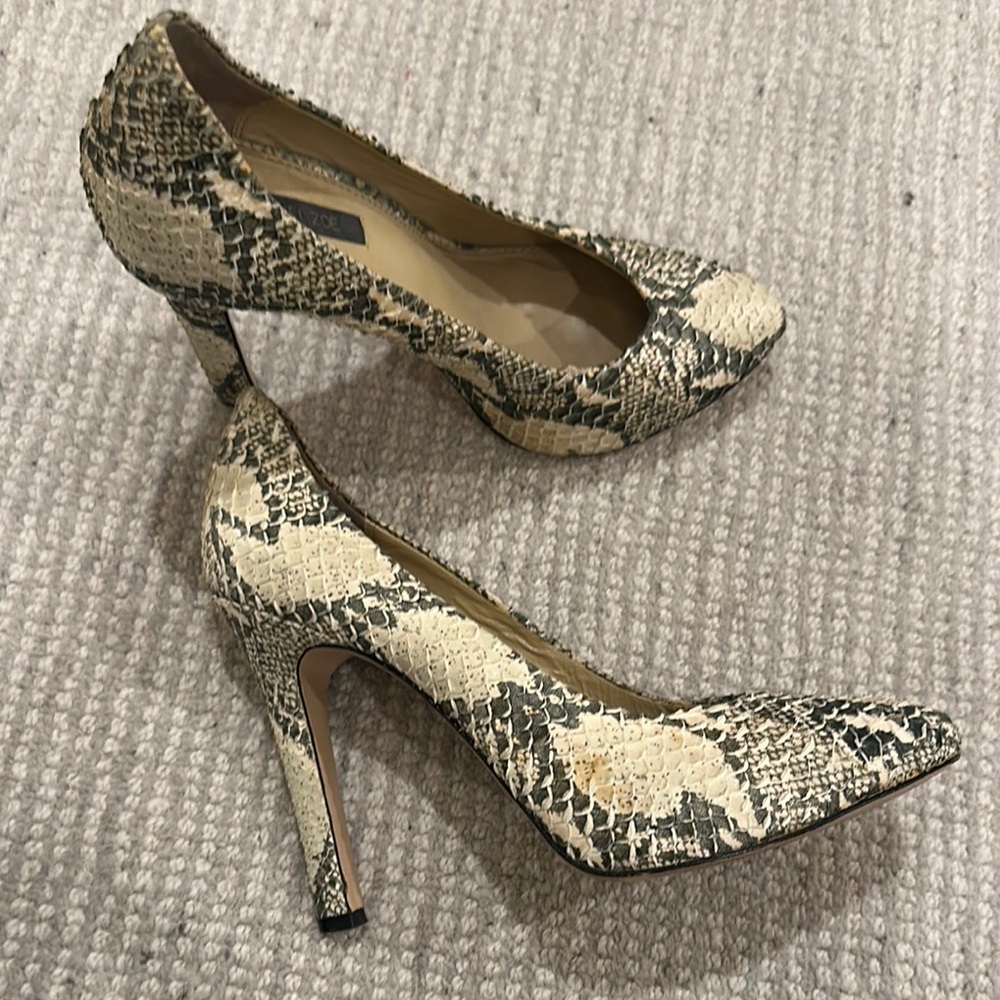 Rachel Zoe python pumps - Picture 7 of 9
